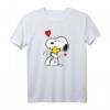HapKitten T-Shirt mit Valentine Snoopy & Woodstock - Lots of Love Lizenzprodukt für Fans & Geburtstagsfeier