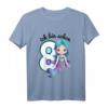 Kinder Ich bin schon 8 Meerjungfrau T-Shirt - Süßes Geburtstagsgeschenk für Mädchen, perfekt für 8. Geburtstag, Kindergarten- und Schulfeiern