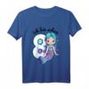 Kinder Ich bin schon 8 Meerjungfrau T-Shirt - Süßes Geburtstagsgeschenk für Mädchen, perfekt für 8. Geburtstag, Kindergarten- und Schulfeiern