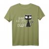 Stubentiger Schwarze Katze Kater Katzen T-Shirt - Lustiges Katzenmotiv für Katzenliebhaber, Fans & Geschenkideen zu Geburtstag & Weihnachten