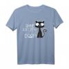 Stubentiger Schwarze Katze Kater Katzen T-Shirt - Lustiges Katzenmotiv für Katzenliebhaber, Fans & Geschenkideen zu Geburtstag & Weihnachten