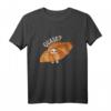 Quaso Meme für Frauen Vintage Croissant Cat T-Shirt – Lustiges Katzen-Design für Croissant-Liebhaberinnen