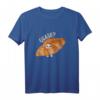 Quaso Meme für Frauen Vintage Croissant Cat T-Shirt – Lustiges Katzen-Design für Croissant-Liebhaberinnen