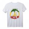 Reggae Musik Rastafari Peace Rasta Jamaica Geschenk T-Shirt - Cooles Design, klassisch geschnitten, perfekt für Rastafari und Jamaica Fans