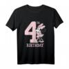 Kinder HapKitten Minnie Mouse T-Shirt - Offiziell lizenziertes Merchandise für den 4. Geburtstag