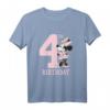 Kinder HapKitten Minnie Mouse T-Shirt - Offiziell lizenziertes Merchandise für den 4. Geburtstag