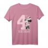 Kinder HapKitten Minnie Mouse T-Shirt - Offiziell lizenziertes Merchandise für den 4. Geburtstag