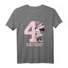 Kinder HapKitten Minnie Mouse T-Shirt - Offiziell lizenziertes Merchandise für den 4. Geburtstag