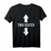 HapKitten Two Seater T-Shirt – Lustiges Party-Shirt für Männer & Frauen, 4. Juli & Vatertag Geschenkidee