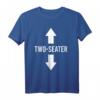 HapKitten Two Seater T-Shirt – Lustiges Party-Shirt für Männer & Frauen, 4. Juli & Vatertag Geschenkidee