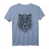 Wolf Mandala Indianer Spirit T-Shirt – Naturverbundenes Kunstwerk für Wildtier- und Spirituellen Liebhaber, Perfektes Geschenk für Naturgeister
