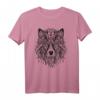Wolf Mandala Indianer Spirit T-Shirt – Naturverbundenes Kunstwerk für Wildtier- und Spirituellen Liebhaber, Perfektes Geschenk für Naturgeister