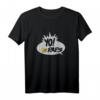 YO! 40Geburtstag Raps Comic Book Talk Bubble T-Shirt - Offiziell lizenziertes Geschenk zum HapKitten mit Humor