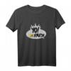 YO! 40Geburtstag Raps Comic Book Talk Bubble T-Shirt - Offiziell lizenziertes Geschenk zum HapKitten mit Humor