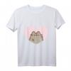 Pusheen Love Heart T-Shirt – Niedliches Katzen T-Shirt für Anime- und Katzenliebhaber