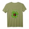 Marienkäfer Baby T-Shirt mit Glücksbringer und Vierblättrigem Kleeblatt - Lustiges Geschenk für Tier- und Gartenliebhaber