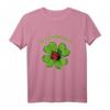 Marienkäfer Baby T-Shirt mit Glücksbringer und Vierblättrigem Kleeblatt - Lustiges Geschenk für Tier- und Gartenliebhaber