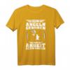 Lustiges Angler T-Shirt mit Spruch 'Zum Angeln geboren, zur Arbeit gezwungen' – Perfektes Geschenk für Angler, Opa, Vater & Vatertag