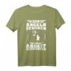 Lustiges Angler T-Shirt mit Spruch 'Zum Angeln geboren, zur Arbeit gezwungen' – Perfektes Geschenk für Angler, Opa, Vater & Vatertag
