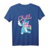 Disney Lilo and Stitch Neon Ice Cream Chill Drip T-Shirt – Buntes Trendshirt für Frauen, Männer und Kinder, offizielle Disney Merchandise
