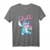 Disney Lilo and Stitch Neon Ice Cream Chill Drip T-Shirt – Buntes Trendshirt für Frauen, Männer und Kinder, offizielle Disney Merchandise