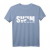 Schwimmen Schwimmer T-Shirt - Klassisch geschnitten mit doppeltem Saum für Wettkampf & Training