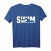 Schwimmen Schwimmer T-Shirt - Klassisch geschnitten mit doppeltem Saum für Wettkampf & Training