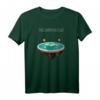 Flat Earth Society T-Shirt mit Karte des flachen Globus - Zeige deine Überzeugung, ideal als Geschenk für Flat Earth Fans