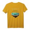 Flat Earth Society T-Shirt mit Karte des flachen Globus - Zeige deine Überzeugung, ideal als Geschenk für Flat Earth Fans