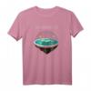 Flat Earth Society T-Shirt mit Karte des flachen Globus - Zeige deine Überzeugung, ideal als Geschenk für Flat Earth Fans