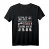 Ich träume von einer Welt in der Stricken schlank macht T-Shirt – Lustiges Hobby-Design für Frauen, die Wolle, Häkeln, Nähen und Mode lieben