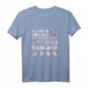Ich träume von einer Welt in der Stricken schlank macht T-Shirt – Lustiges Hobby-Design für Frauen, die Wolle, Häkeln, Nähen und Mode lieben