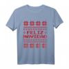 Weihnachtspullover Feliz Navidad mit Pixel Muster - Lustiges hässliches Weihnachts-T-Shirt für Festtage und Feiertagsfeiern, Spanischsprachige Geschenkidee