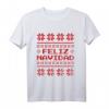 Weihnachtspullover Feliz Navidad mit Pixel Muster - Lustiges hässliches Weihnachts-T-Shirt für Festtage und Feiertagsfeiern, Spanischsprachige Geschenkidee