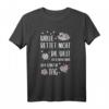 Wolle rettet den Tag - Lustiges Stricken und Häkeln T-Shirt für Frauen, Hobby-Design mit Humor