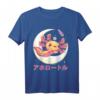 Pastell Goth Axolotl Kawaii Japanisches Anime Ästhetik Nu Goth T-Shirt – Perfekt für Softgrunge, Bubble Goth & Cosplay Fans