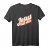 Jesus liebt dich Retro Geschenk T-Shirt – Religiöses Motiv für Christen zu Weihnachten, Ostern & Geburtstag