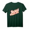 Jesus liebt dich Retro Geschenk T-Shirt – Religiöses Motiv für Christen zu Weihnachten, Ostern & Geburtstag