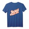 Jesus liebt dich Retro Geschenk T-Shirt – Religiöses Motiv für Christen zu Weihnachten, Ostern & Geburtstag