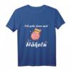 Ich gehe dann mal häkeln T-Shirt mit süßer Katze – Lustiges Geschenk für Häkelfans, Kinder & Strickliebhaber zu Geburtstag & Weihnachten