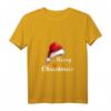 Freches & schönes Weihnachts-Shirt für Damen | Merry Christmas V-Ausschnitt mit Schnee, Süßigkeiten & mehr – Perfektes Geschenk für Familie & Freunde