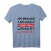 Ich brauch kein Google, meine Frau weiß alles besser T-Shirt - Lustiges Männer T-Shirt in Rot und Schwarz mit Graffiti-Design