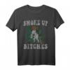 Rasta Unicorn Smoke Up Bitches Marijuana 420 Weed Cannabis T-Shirt – Lustiges Stoner-Shirt mit Humor-Slogans für Erwachsene