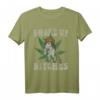 Rasta Unicorn Smoke Up Bitches Marijuana 420 Weed Cannabis T-Shirt – Lustiges Stoner-Shirt mit Humor-Slogans für Erwachsene