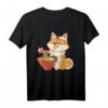 Ramen Shiba Inu Hund T-Shirt - Lustiges Geschenk für Ramen- und Japan-Fans, Hundeliebhaber & Geburtstagsgeschenk