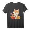 Ramen Shiba Inu Hund T-Shirt - Lustiges Geschenk für Ramen- und Japan-Fans, Hundeliebhaber & Geburtstagsgeschenk