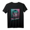Cobra Kai Ja Sensei Retro Neon T-Shirt - Offiziell lizenzierte Karate Merchandise für Fans & Nostalgiker
