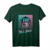 Cobra Kai Ja Sensei Retro Neon T-Shirt - Offiziell lizenzierte Karate Merchandise für Fans & Nostalgiker
