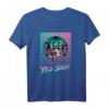 Cobra Kai Ja Sensei Retro Neon T-Shirt - Offiziell lizenzierte Karate Merchandise für Fans & Nostalgiker