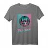 Cobra Kai Ja Sensei Retro Neon T-Shirt - Offiziell lizenzierte Karate Merchandise für Fans & Nostalgiker